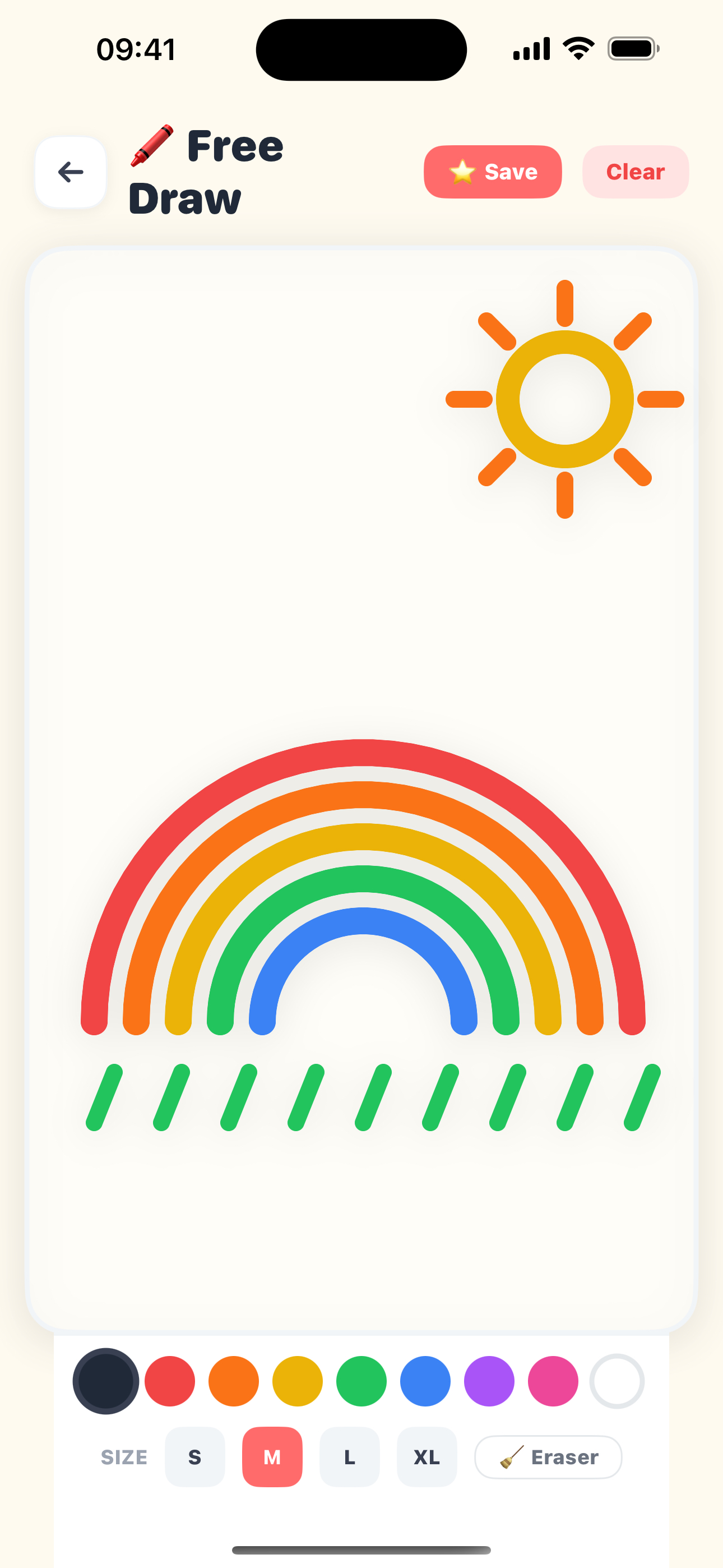 Free Draw canvas